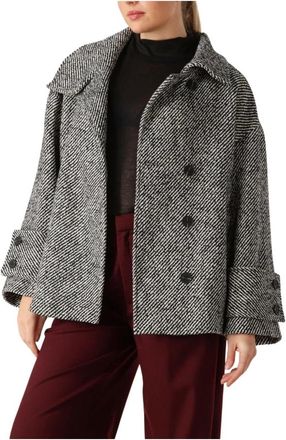 Co'Couture Clara Cropped Jacket - Dames - Blazers - Veelkleurig - XL - Polyester - Jassen