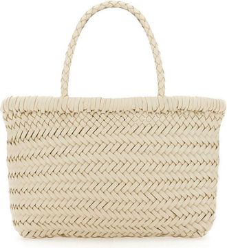 Dragon Diffusion Flat Gora Mini Woven Braided Handle Shoulder Bag