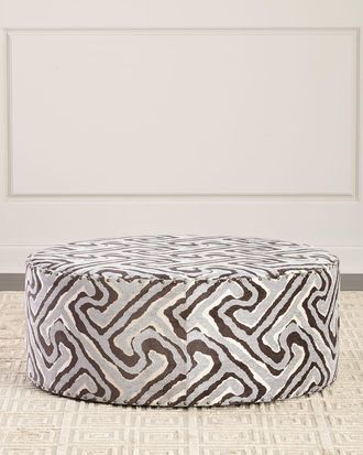 Massoud Emma Geometric Ottoman