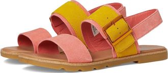 Sorel Ellatm III Slingback Womens Shoes Coral Blossom, Gum : 9.5 B - Medium, Leather