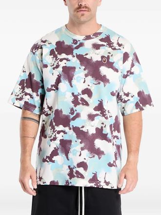 A Bathing Ape logo-ptch T-shirt - unisex - Cotton - XXXL - Neutrals