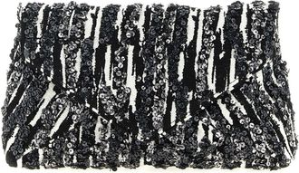 Dries Van Noten W. L. Clutch Bianco/Nero-Donna