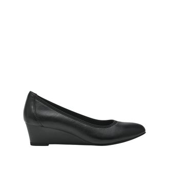 Tamaris Ballerinas met sleehak, in leer