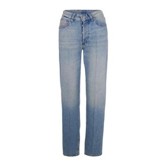 Diesel Straight Jeans, female, Blue, Size: W29 Straight Jeans