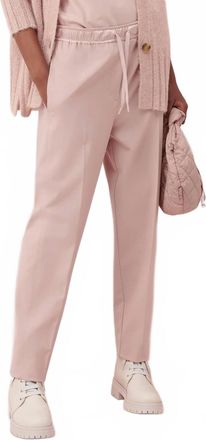 Marella Pull On Trousers In Nude Pink