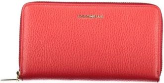 Coccinelle Cartera de Piel con Cremallera Integral - Accessories - Mujer - Rojo - ONE SIZE