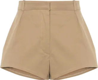 Ioana Ciolacu Angus cotton shorts - women - Cotton - S - Brown