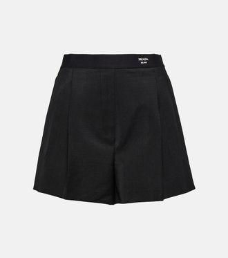Prada Wool-blend shorts