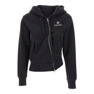 Vaquera Twisted Hoodie - Dames - Sweatshirts & Hoodies - Zwart - Maat: M Katoen