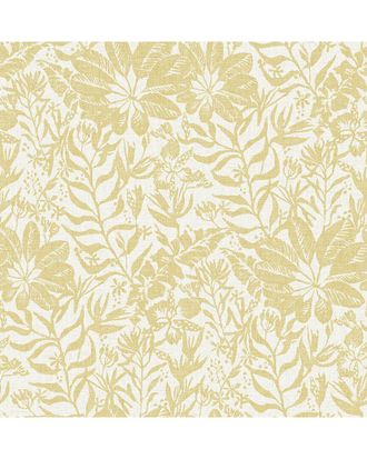 NuWallpaper Nuwallpaper Yellow Foliole Peel & Stick Wallpaper