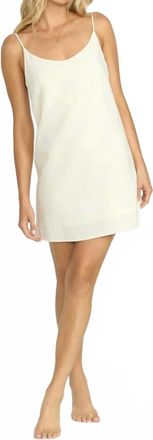 Billabong Summer Love Slip Mini Dress In Salt Crystal