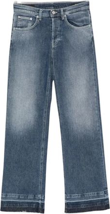 Dondup Straight Jeans - Dames - Regular Fit Jeans - Blauw - W28 - Jeans