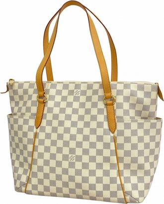 Louis Vuitton White Tote Bag (Pre-Owned)