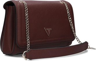 Guess Noelle II Cnvrtble Xbody Flap - Dames - Schoudertassen - Rood - ONE Size - Polyester - Tassen