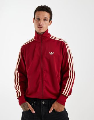 adidas Originals Firebird - Top sportivo rosso/caldo