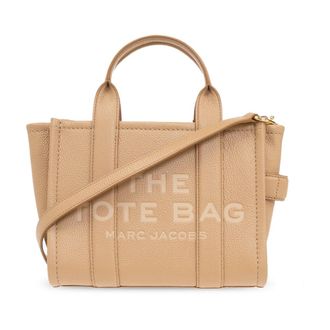 Marc Jacobs Small Tote Bag schoudertas - Dames - Shoppers - Beige - ONE Size - Leer - Tassen