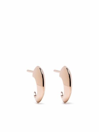 Shaun Leane cat claw hoop earrings - unisex - Rose Gold Vermeil - One Size - Pink