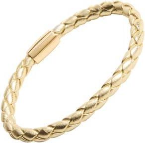 Jan Leslie Calypso Petite Sterling Leather in Gold at Nordstrom