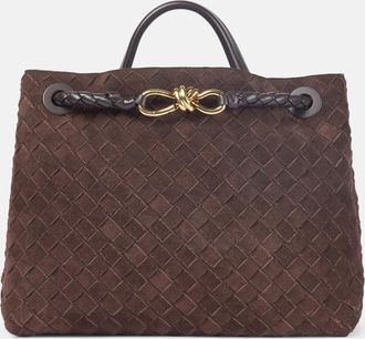 Bottega Veneta Andiamo Medium suede tote bag
