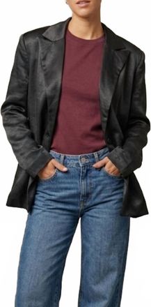 Elan Glitzy Blazer Jacket In Black
