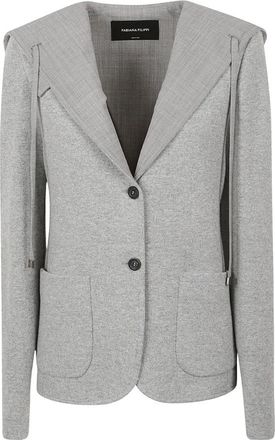 Fabiana Filippi Blazer - Jackets - Mujer - Gris - 2XS