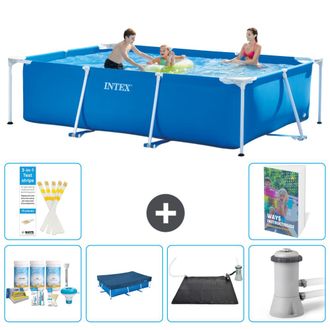 Intex Piscina Con Estructura Rectangular - 300x200x75 Cm - 7-piezas S110
