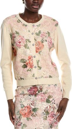 Emanuel Ungaro Shani Printed Wool-Blend Sweater