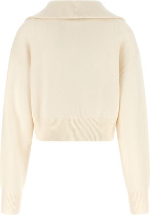 Coperni Cropped Cashmere-Blend Cardigan - White