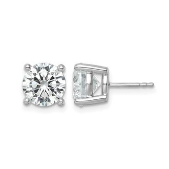 Diamond2Deal 14k White Gold 6 ctw Lab Grown Diamond Stud Earrings