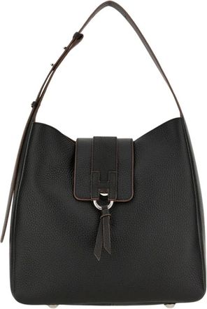 Hogan Shoulder Bags, female, Black, Size: ONE SIZE Shopping Bag