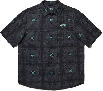 Li-Ning x BBC ICECREAM All-Over Print Shirt Black ASHU499-1