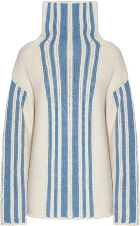 Malo Collo Alto Riga Inta - Dames - Coltruien - Blauw - XS - Wol - Truien & Vesten
