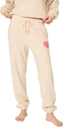 PJ Salvage For the Mama Cotton Blend Pajama Pants in Light Oatmeal at Nordstrom, Size X-Small
