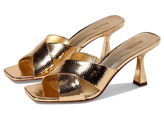 Michael Kors Clara Mule Womens Shoes Pale Gold : 6.5 M, Synthetic