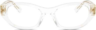 Miu Miu Eyewear Occhiali cat-eye - Bianco