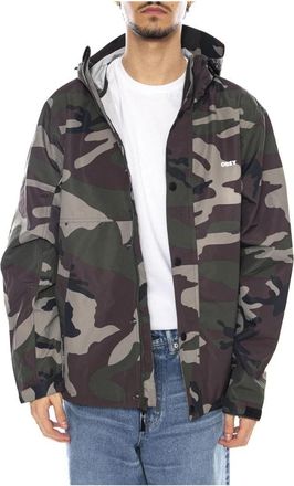 Obey Jassen - Heren - Zomerjassen - Zwart - L - Katoen - Jassen