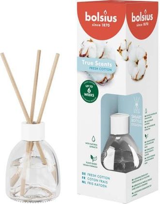 Bolsius geurstokjes True Scents - Fresh Cotton - 60 ml