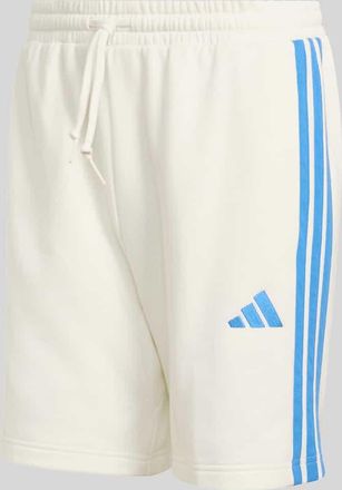 adidas Regular Fit Sweatshorts aus reiner Baumwolle in Offwhite, Gr&ouml;&szlig;e XXL