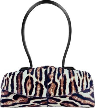 Jil Sander Linea Schoudertas - Dames - Schoudertassen - Veelkleurig - ONE Size - Leer - Tassen