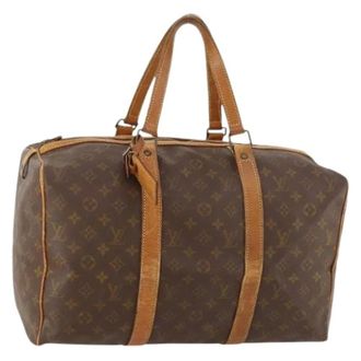 Louis Vuitton Pre-owned Vintage Monogram Boston Tas - Dames - Pre-owned - Bruin - Maat: ONE Size Leer