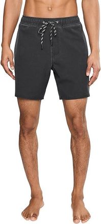 Salty Crew Seadog Volley Mens Swimwear Black : 2XL, Elastane/Polyester