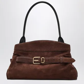 Marc Jacobs Dakota bag in suede Dark Brown