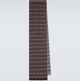 Eleventy Bufanda Fair Isle de cachemir