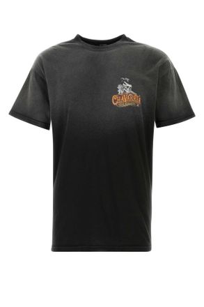 Willy Chavarria Slate Cotton T Shirt