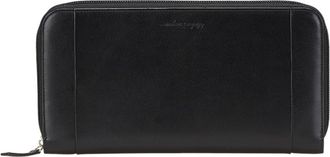 Ferragamo Leather Long Wallet (Bi-Fold) (Pre-Owned)