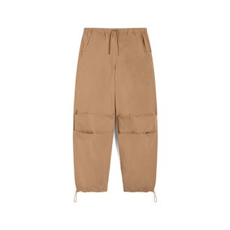 Freddy Pantaloni parachute pants in popeline con coulisse sul fondo