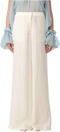 Blumarine Mujer, Pantalones, Blanco, Talla: S