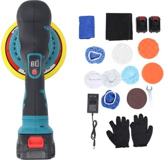 OEM Pulidora De Coche Inal&aacute;mbrica Con Bater&iacute;a De Litio, De 2800 A 5500 Rpm, 6 Velocidades, Recargable, Port&aacute;til, Kit Para Detallado, Enchufe Europeo Ac100