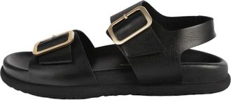L37 Platte sandalen - Dames - Sandalen - Zwart - 40 EU - Schoenen
