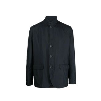 Herno Casual Jas met Knoopsluiting